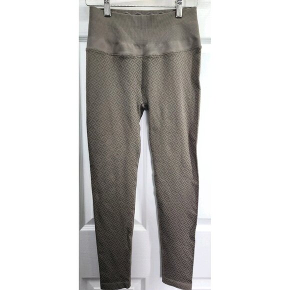 Spiritual Gangster Leggings Brown/Tan Geometric Xs - Picture 1 of 7